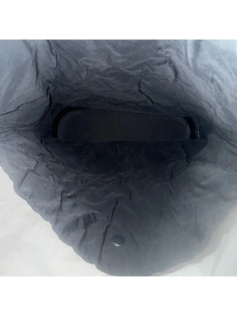 MICHAEL KORS Handbag Black Nylon Shoulder Bag Weatherpoof Rubber Sole Bottom